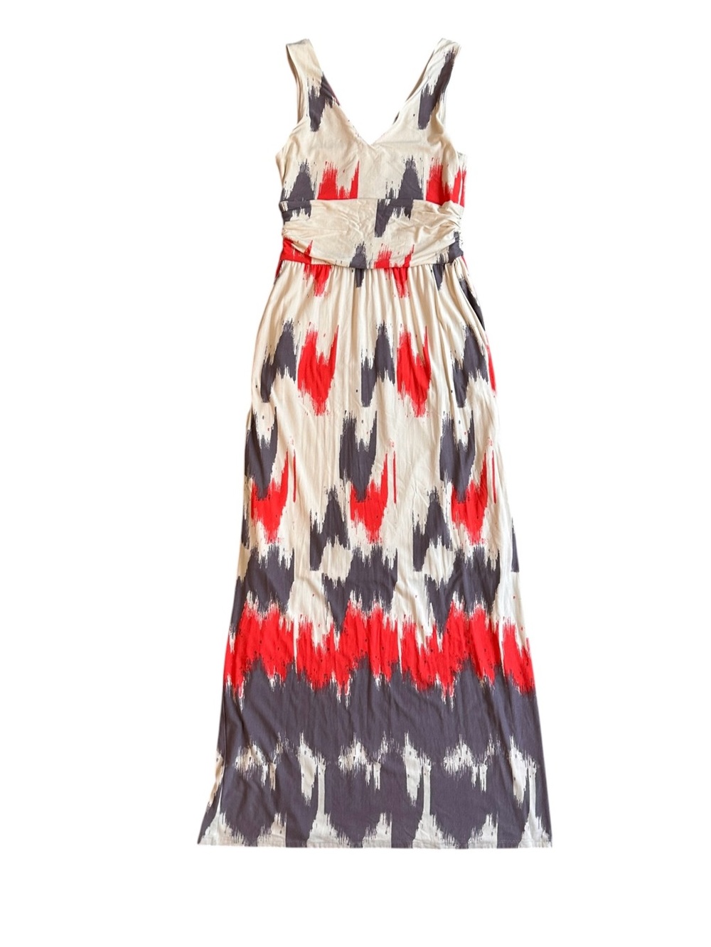 Anthropologie Sabine Ikat Maxi Dress with Pockets